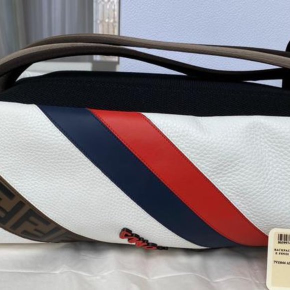 Fendi Roma 2019 White Leather Backpack main image 6